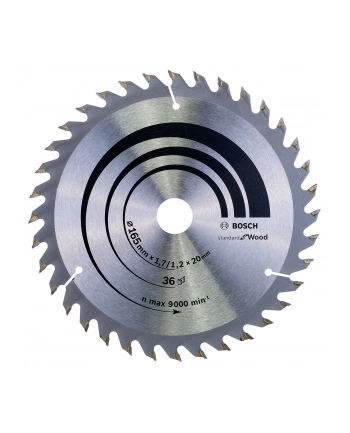 Bosch Optiline Wood circular saw blade - 1-pack - 2608642602 nr 2