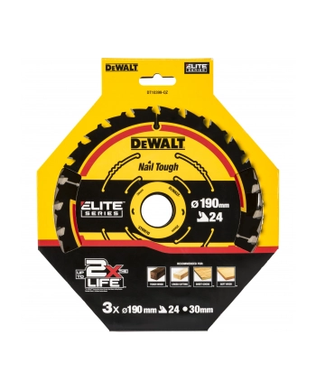 DeWalt DT10399-QZ circular saw blades 3-piece pack 190 x 30 - DT10399-QZ nr 2
