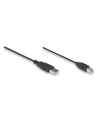 Manhattan Kabel USB 2.0 A-B M/M 1,8m czarny - nr 17