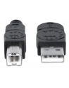 Manhattan Kabel USB 2.0 A-B M/M 1,8m czarny - nr 22