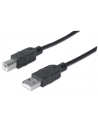 Manhattan Kabel USB 2.0 A-B M/M 1,8m czarny - nr 3