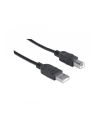 Manhattan Kabel USB 2.0 A-B M/M 1,8m czarny - nr 8