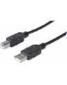 Manhattan Kabel USB 2.0 A-B M/M 3m czarny - nr 23