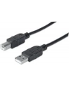 Manhattan Kabel USB 2.0 A-B M/M 3m czarny - nr 24