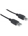 Manhattan Kabel USB 2.0 A-B M/M 3m czarny - nr 31