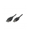 Manhattan Kabel USB 2.0 A-B M/M 3m czarny - nr 33