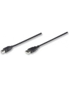 Manhattan Kabel USB 2.0 A-B M/M 3m czarny - nr 37