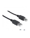 Manhattan Kabel USB 2.0 A-B M/M 3m czarny - nr 6