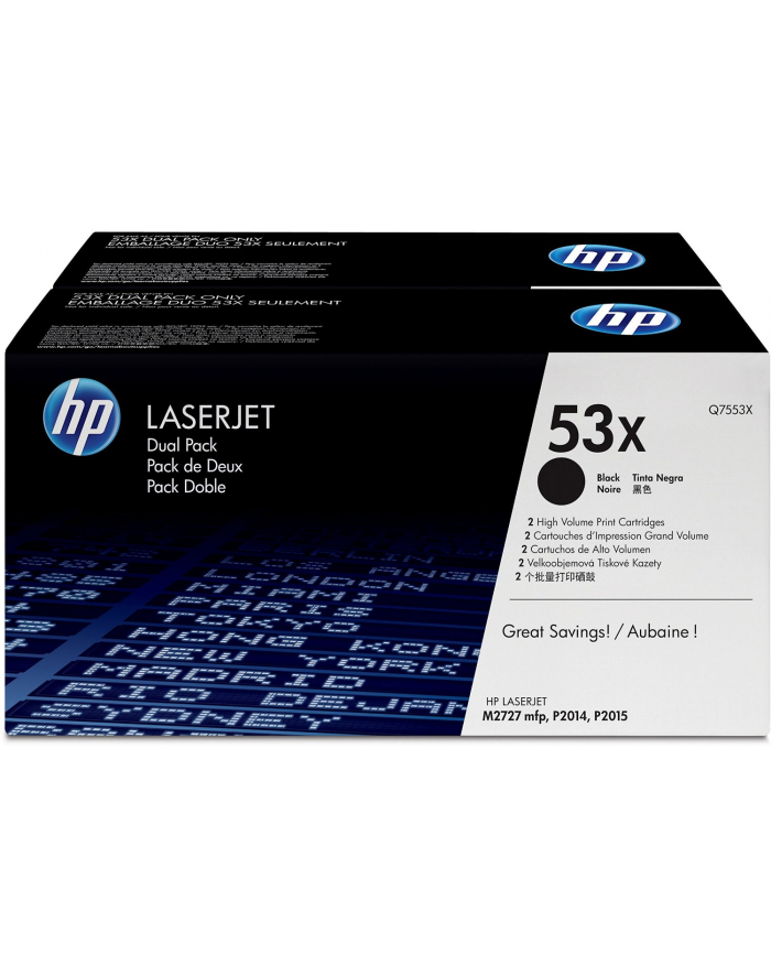 Toner HP LJ P2015 Q7553XD 7k dwupack główny