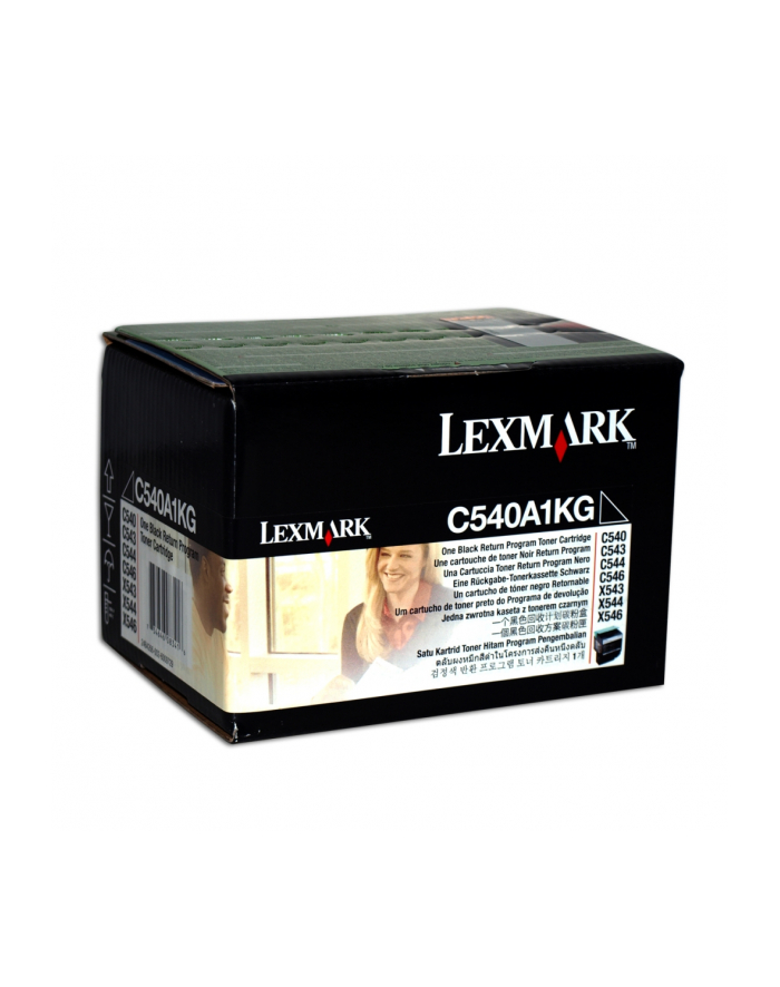 Toner Optra C540 Black   1k C540A1KG główny
