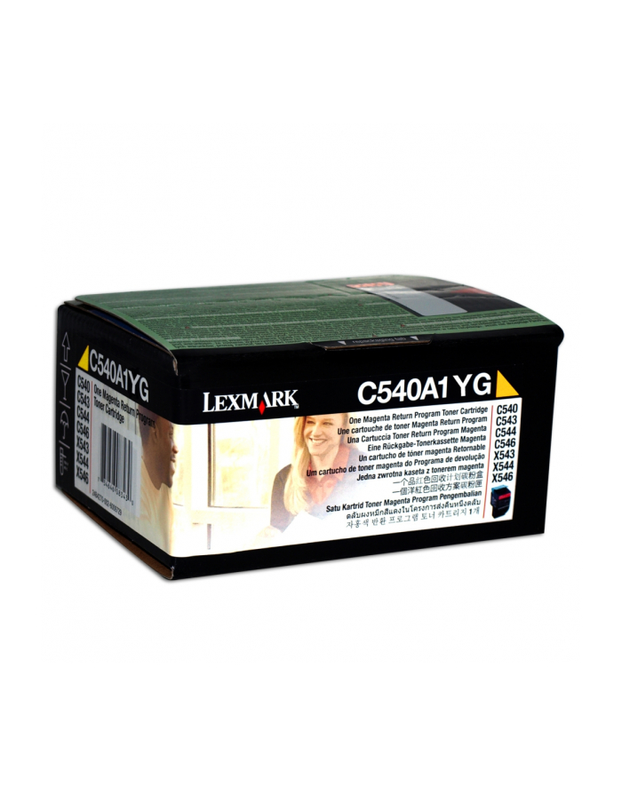Toner Optra C540 Yellow 1k C540A1YG główny
