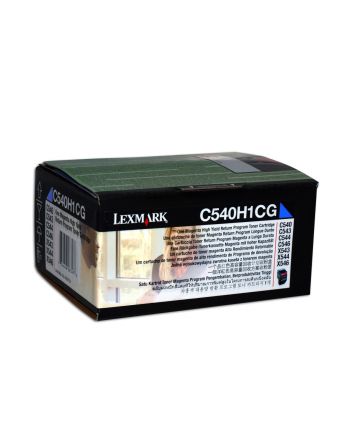 Toner Optra C540 Cyan 2k C540H1CG