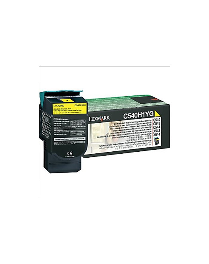 Toner Optra C540 Yellow 2k C540H1YG główny