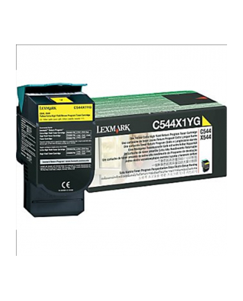 Toner Optra C54x/X54x Yellow 4k C544X1YG