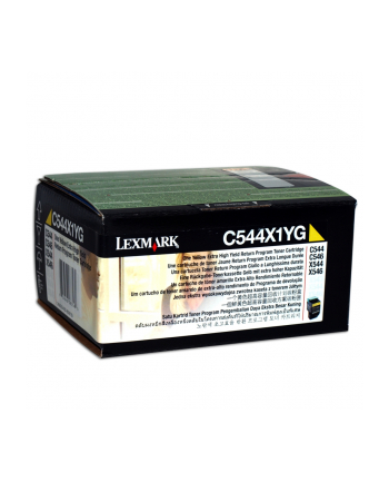 Toner Optra C54x/X54x Yellow 4k C544X1YG