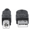 Manhattan Kabel USB 2.0 A-B M/M 1,8m czarny - nr 9