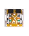 Netrack gniazdo kompletne natynkowe 2xRJ45 8p8c UTP Cat6 LSA - nr 10