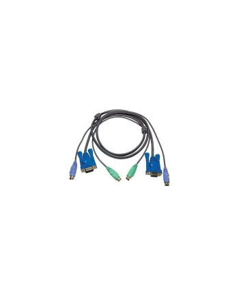 ATEN kabel 2x SVGA+klawPS+myszPS 5.0m Light
