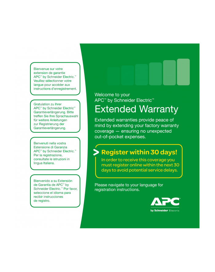 apc by schneider electric Service Pack 3 Year Extended Warranty - Phisical Delivery -  SP-08 główny
