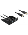 Delock USB 3.0 wewnętrzny 3.5''/5,25'' Hub, 2 przednie panele USB 3.0 - nr 13