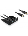 Delock USB 3.0 wewnętrzny 3.5''/5,25'' Hub, 2 przednie panele USB 3.0 - nr 1