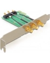 Delock karta pci express -> mini pci express + 3 porty RP-SMA - nr 10