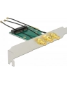 Delock karta pci express -> mini pci express + 3 porty RP-SMA - nr 16