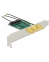 Delock karta pci express -> mini pci express + 3 porty RP-SMA - nr 19