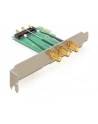 Delock karta pci express -> mini pci express + 3 porty RP-SMA - nr 6
