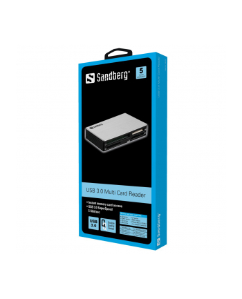 Sandberg czytnik kart pamięci USB 3.0 Multi Card Reader