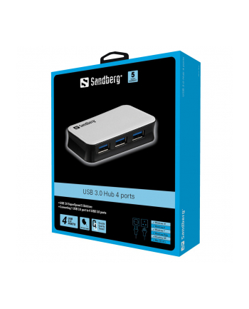 Sandberg hub USB 3.0 (4 porty)
