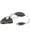 MANHATTAN  Konwerter USB na port szeregowy 2 x RS232 - nr 39