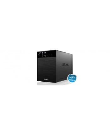 raidsonic Icy Box Obudowa Na Dysk 4x3,5'' SATA z USB 3.0, eSATA, JBOD, Czarna