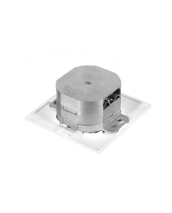 Netrack gniazdo kompletne podtynkowe 2xRJ45 8p8c STP Cat5e