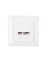 Netrack gniazdo kompletne podtynkowe 2xRJ45 8p8c UTP Cat6 - nr 7