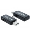 Delock Czytnik kart Micro USB OTG + męskie złącze USB A - nr 9