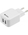 Sandberg Ładowarka sieciowa USB 2.4 + 1A EU - nr 21