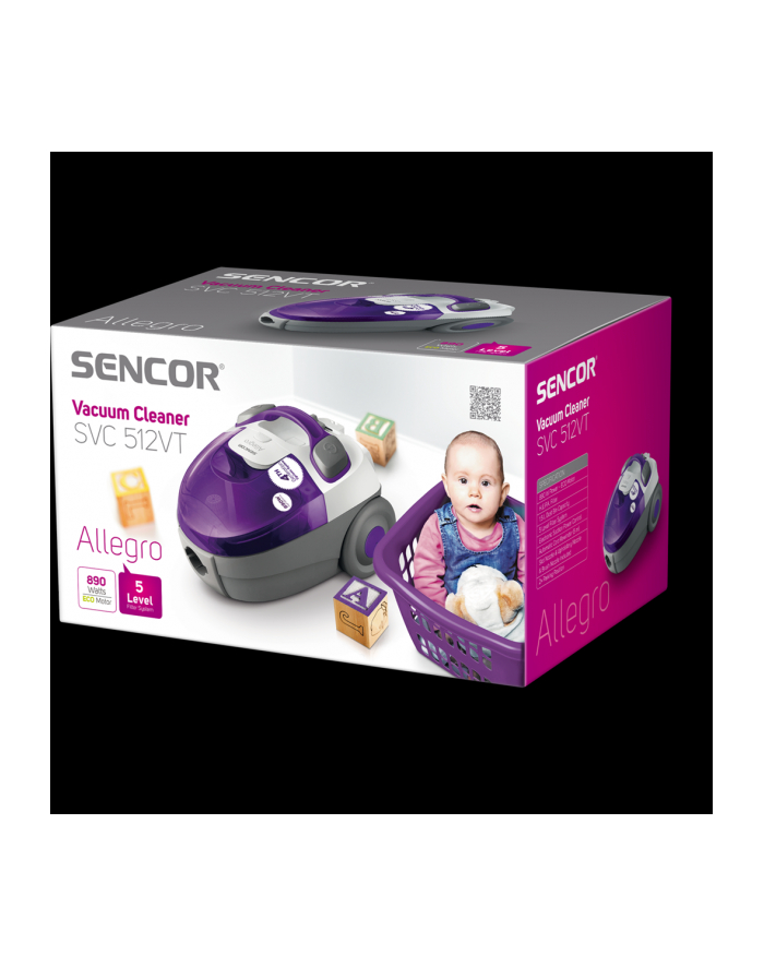 Odkurzacz SENCOR - SVC 512 VT-EUE2 główny