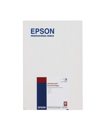 Papier Epson Ultrasmooth Fine Art Paper | 325g/m2 | A3+,  | 25 ark