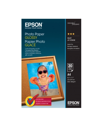 epson Photo Paper Glossy | 200g | A4 | 20ark nr 1