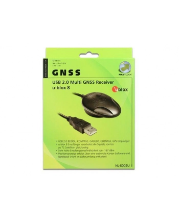 Delock Odbiornik GPS USB NL-8002U Multi GNSS Receiver nr 2
