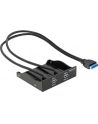 Delock frontpanel  USB 3.0 x2 do zatoki 3,5/5,25'' PIN header - nr 37