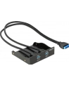 Delock frontpanel  USB 3.0 x2 do zatoki 3,5/5,25'' PIN header - nr 39