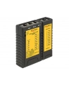 Delock Tester przewodów RJ45 / RJ12 / PoE - nr 17