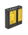 Delock Tester przewodów RJ45 / RJ12 / PoE - nr 20