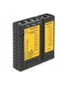 Delock Tester przewodów RJ45 / RJ12 / PoE - nr 25