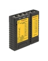 Delock Tester przewodów RJ45 / RJ12 / PoE - nr 28