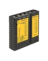 Delock Tester przewodów RJ45 / RJ12 / PoE - nr 30