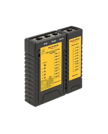 Delock Tester przewodów RJ45 / RJ12 / PoE nr 2