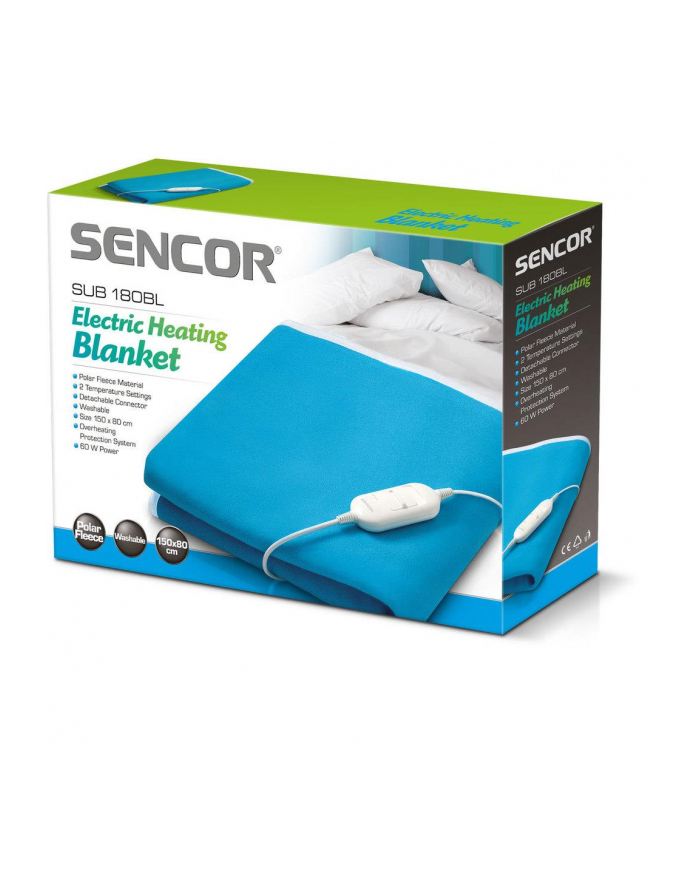 Koc elektryczny Sencor SUB 181BL | 150x80 cm główny